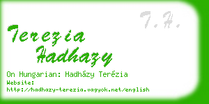terezia hadhazy business card